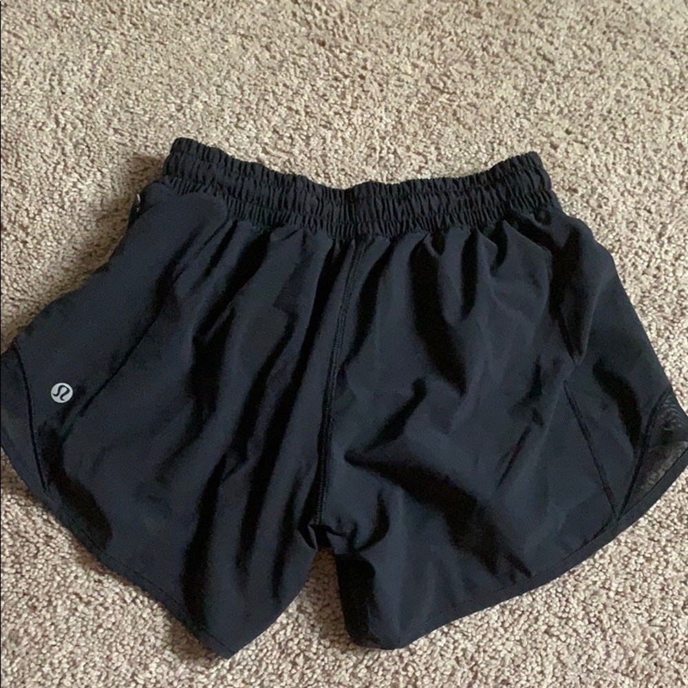 COPY - black lulu lemon hottie hot shorts long